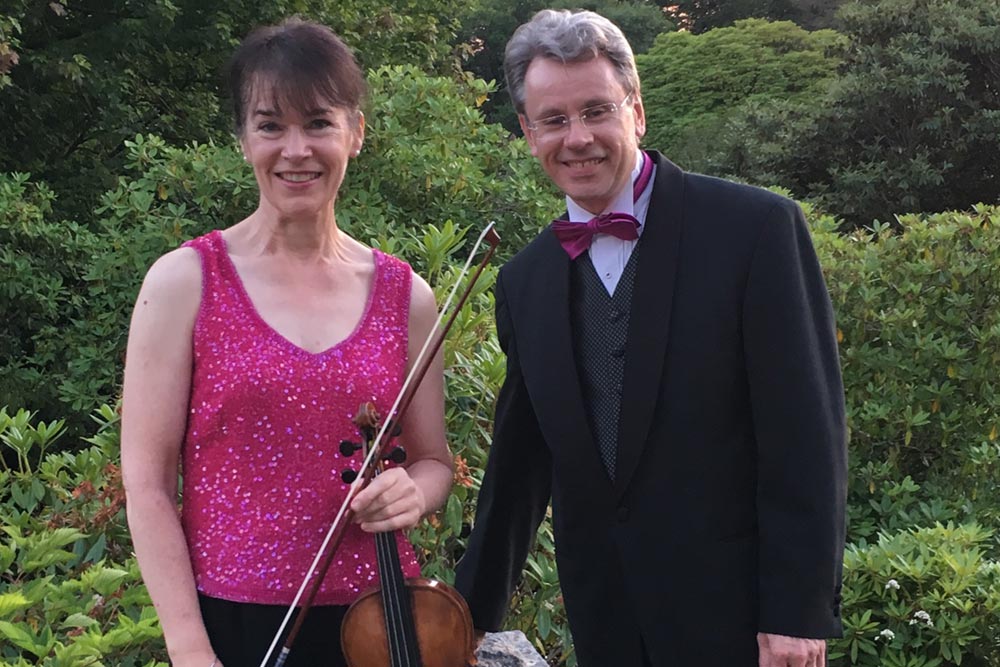 Gina McCormack  (violin) and Nigel Clayton (piano)