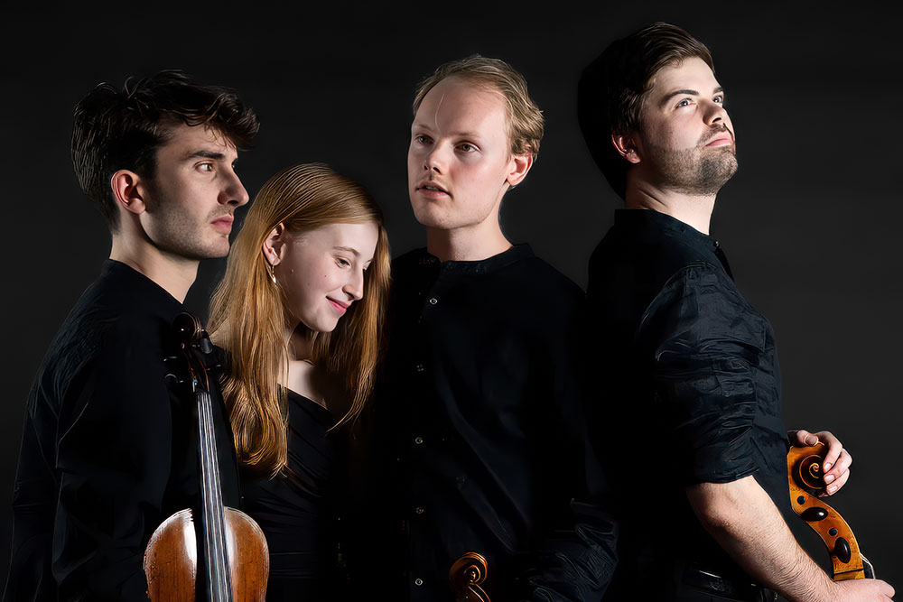 Kryštof Kohout (violin), Luna de Mol (violin), Elliot Kempton (viola), Findlay Spence (cello).